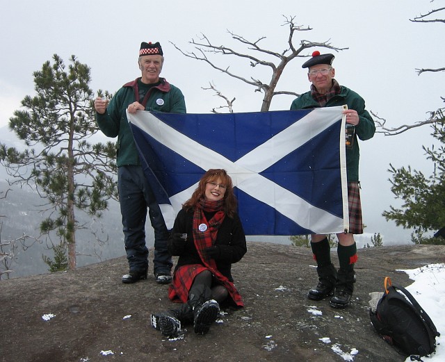 Hikers at the summit